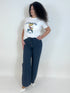 Pantalone full-lenght Two Way Lurex